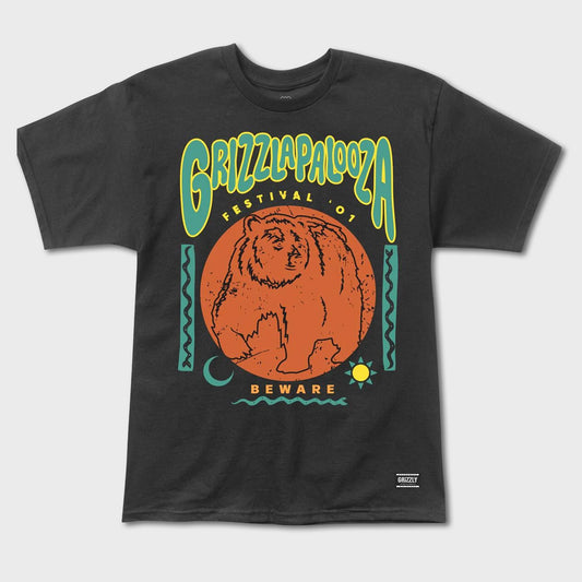 REMERA GRIZZLY GRIZZLY PALOOZA BLACK
