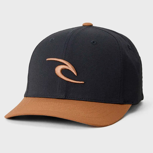 GORRA RIP CURL TEPAN FLEXFIT BLACK BROWN