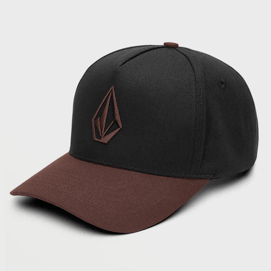 GORRA VOLCOM EMBOSSED STONE BLACK/RED