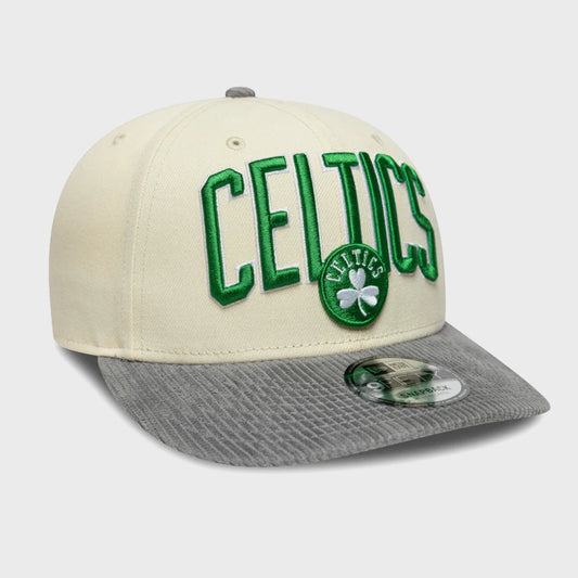 Gorra New Era Boston Celtics Beige Unisex