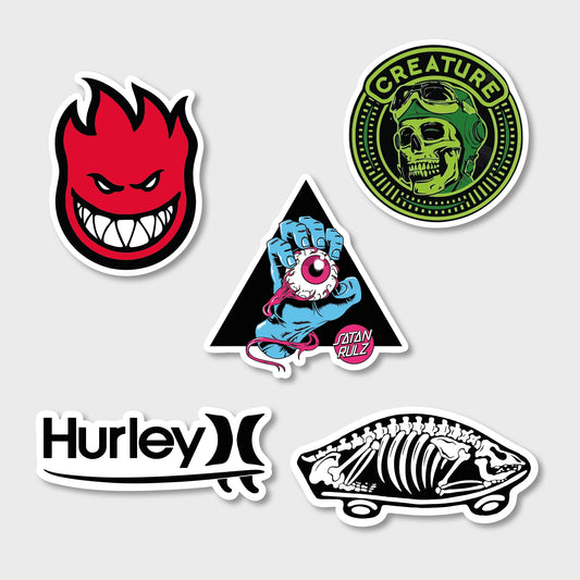 KIT DE CALCOS XL PACK X 5 I VINILO MATE