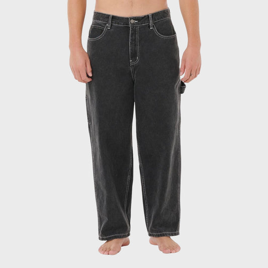JEAN RIP CURL BAGGY CARPENTER RAW BLACK
