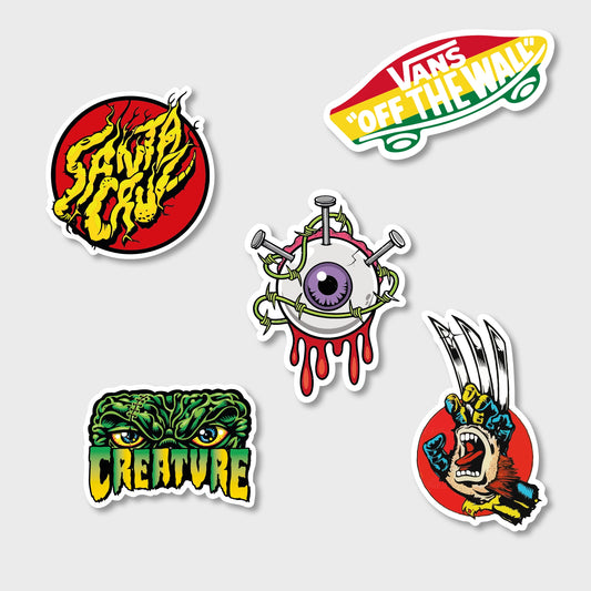 KIT DE CALCOS XL PACK X 5 J VINILO MATE