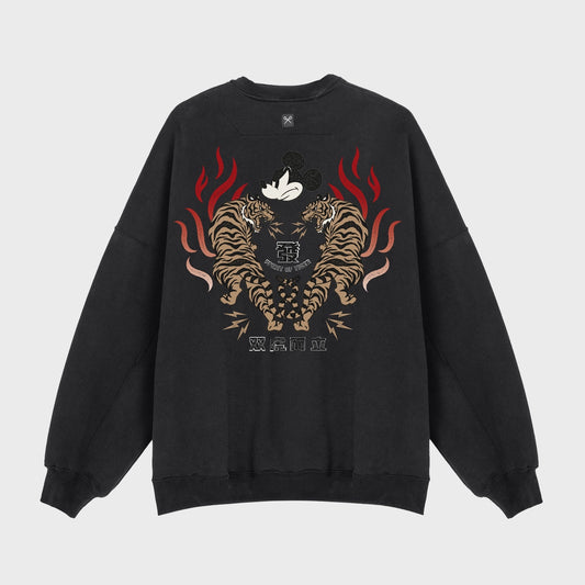 BUZO LUXO DISNEY ANGRY MICKEY BLACK