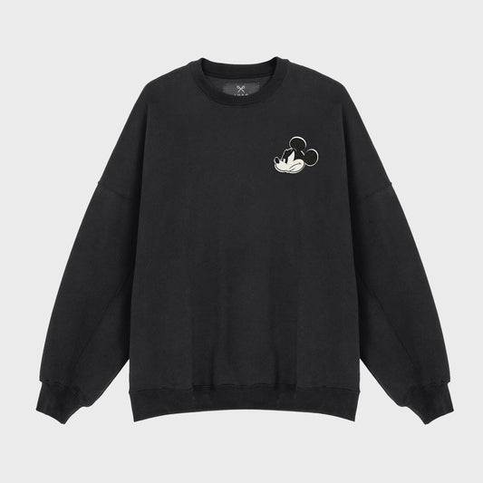 Buzo Luxo Disney Angry Mickey Negro Unisex