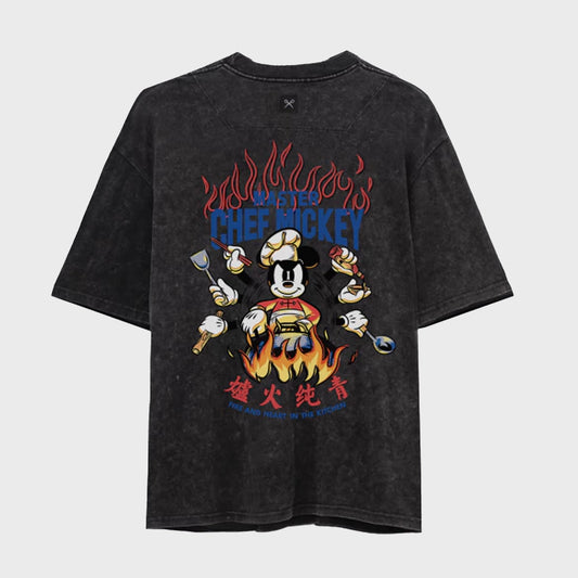 REMERA LUXO DISNEY CHEF MICKEY NEVADO