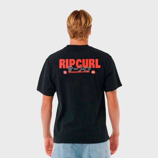 Remera Rip Curl Kioshy Negro