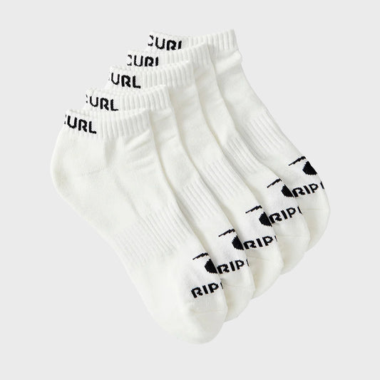 MEDIAS RIP CURL TOWELLL ANKLE WHITE X5