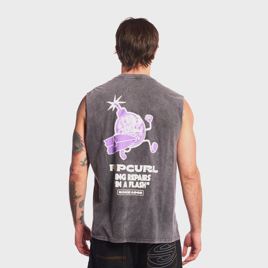 MUSCULOSA RIP CURL LOOSE PROCESS GREY