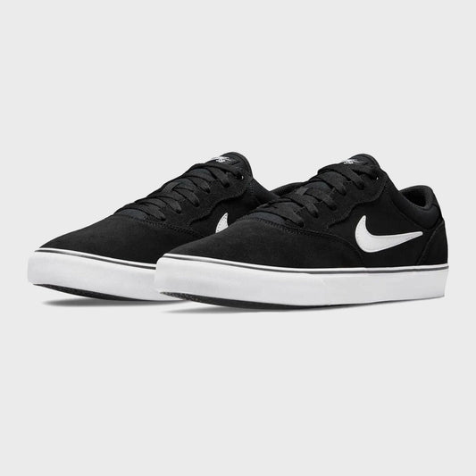 Nike SB Zapatillas Chron 2 Gamuza Unisex Negro blanco Urbano/Skate