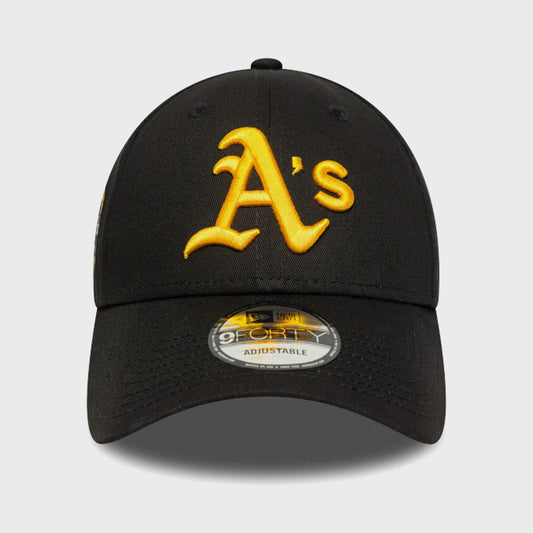 Gorra New Era Oakland Athletics Side Patch Negro Unisex