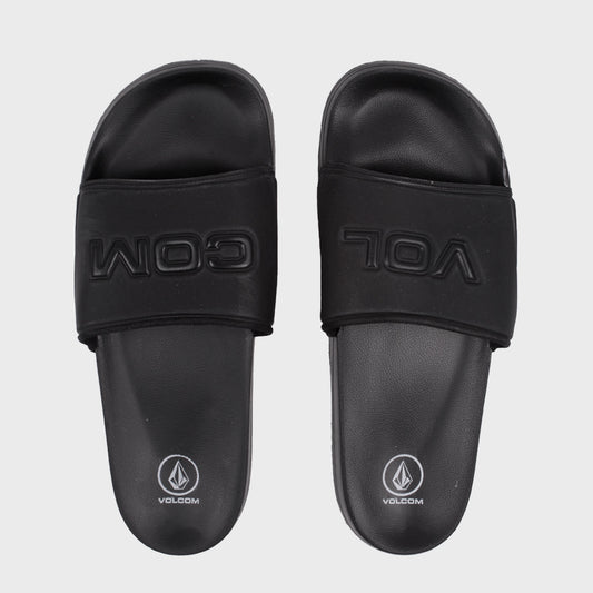 OJOTAS VOLCOM SLIDE ROKER BLACK