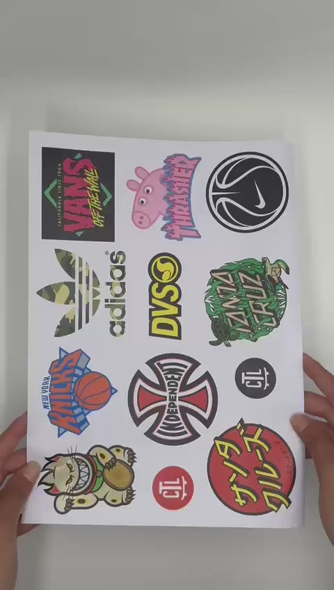 KIT DE CALCOS XL PACK X10 G VINILO MATE