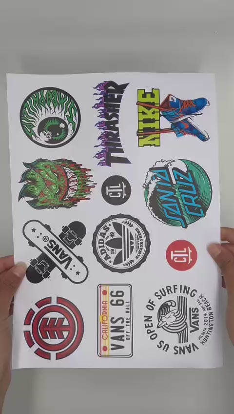 KIT DE CALCOS XL PACK X10 F VINILO MATE