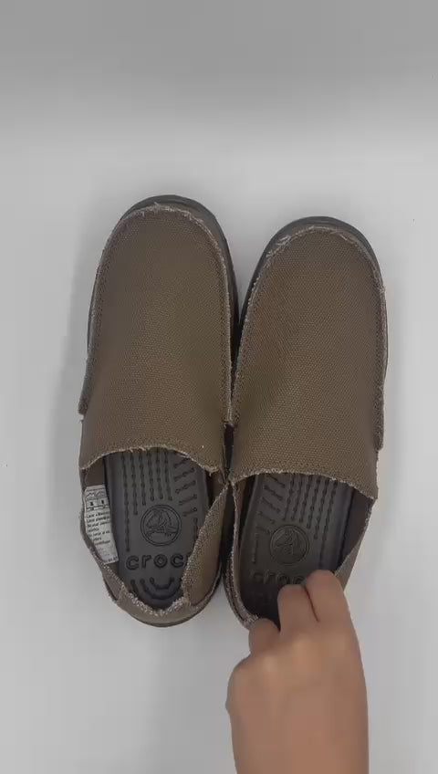 Mocasines Crocs Santa Cruz Chocolate / Brown hombre
