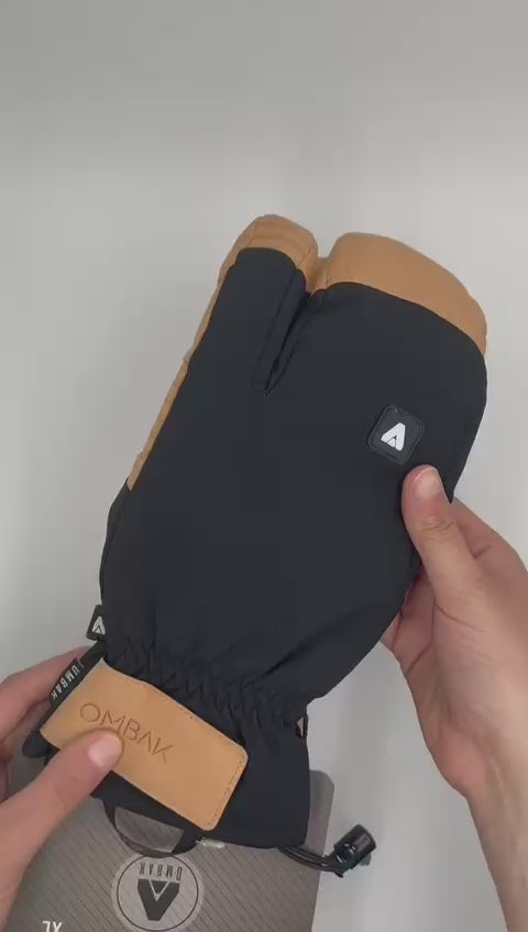 GUANTES OMBAK ITAMAMBUCA BLACK BROWN