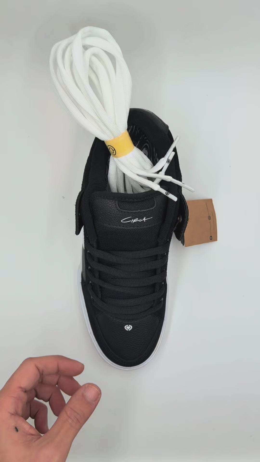 Circa Zapatillas 205 SE Unisex Negro/Blanco Urbano/Skate