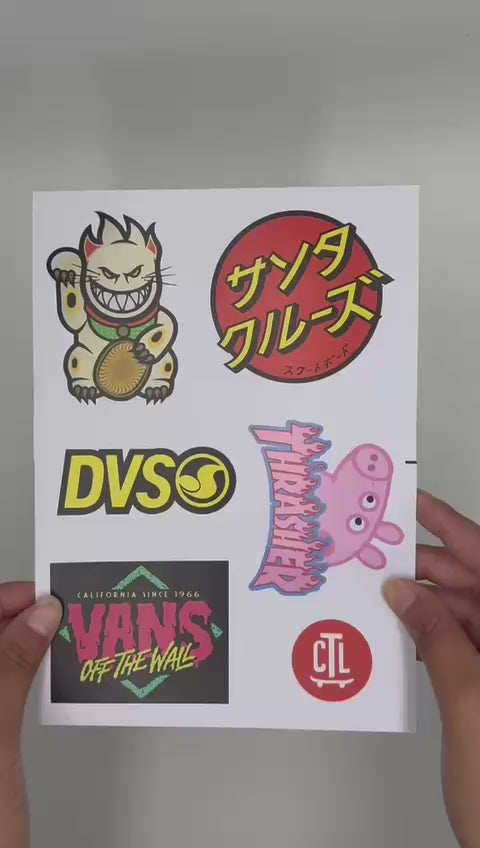 KIT DE CALCOS XL PACK X 5 G VINILO MATE