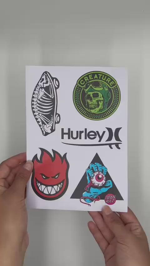 KIT DE CALCOS XL PACK X 5 I VINILO MATE