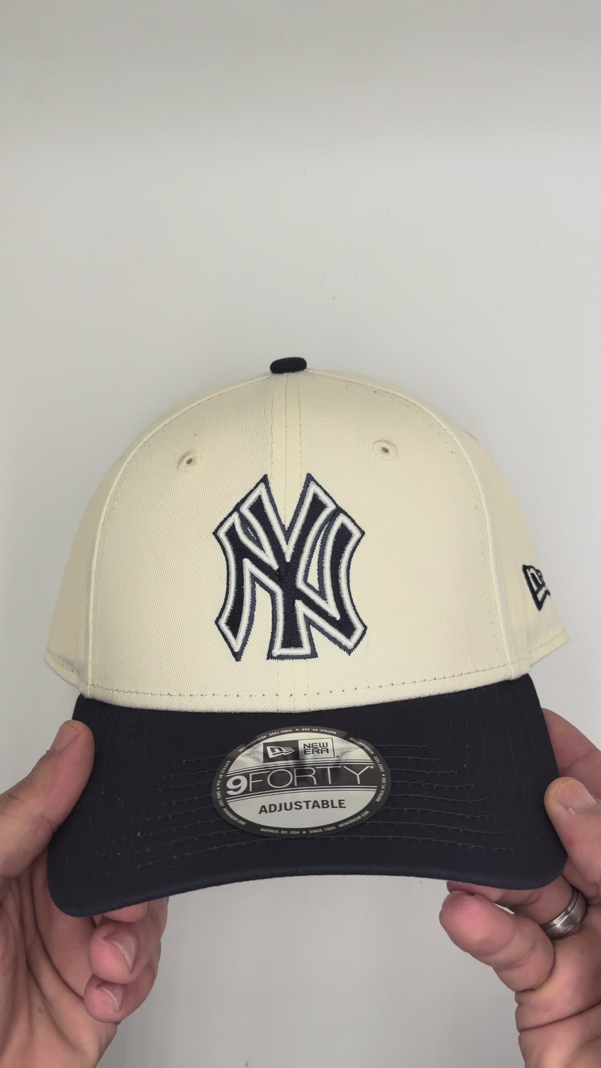 Gorra New Era New York Yankees Faded Blanco Azul
