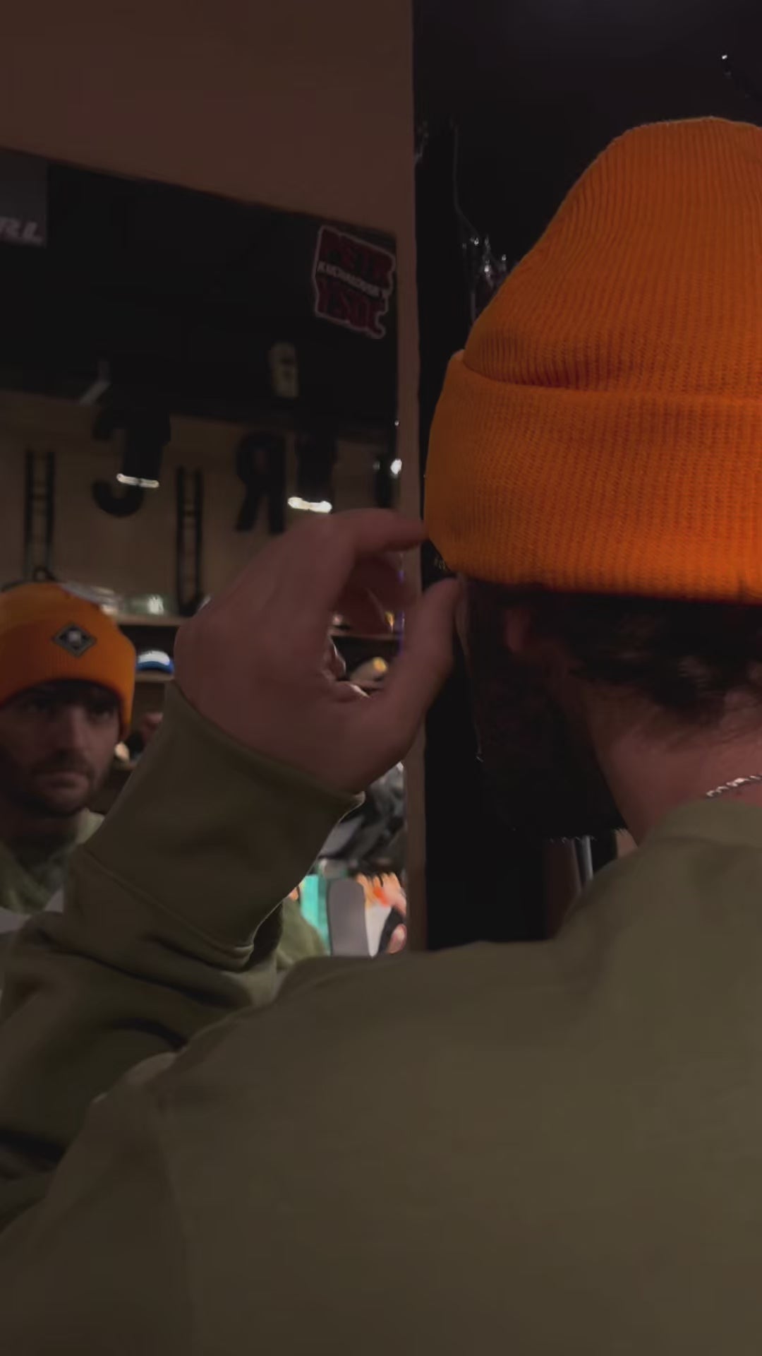 Beanie DC Snow Label Naranja unisex