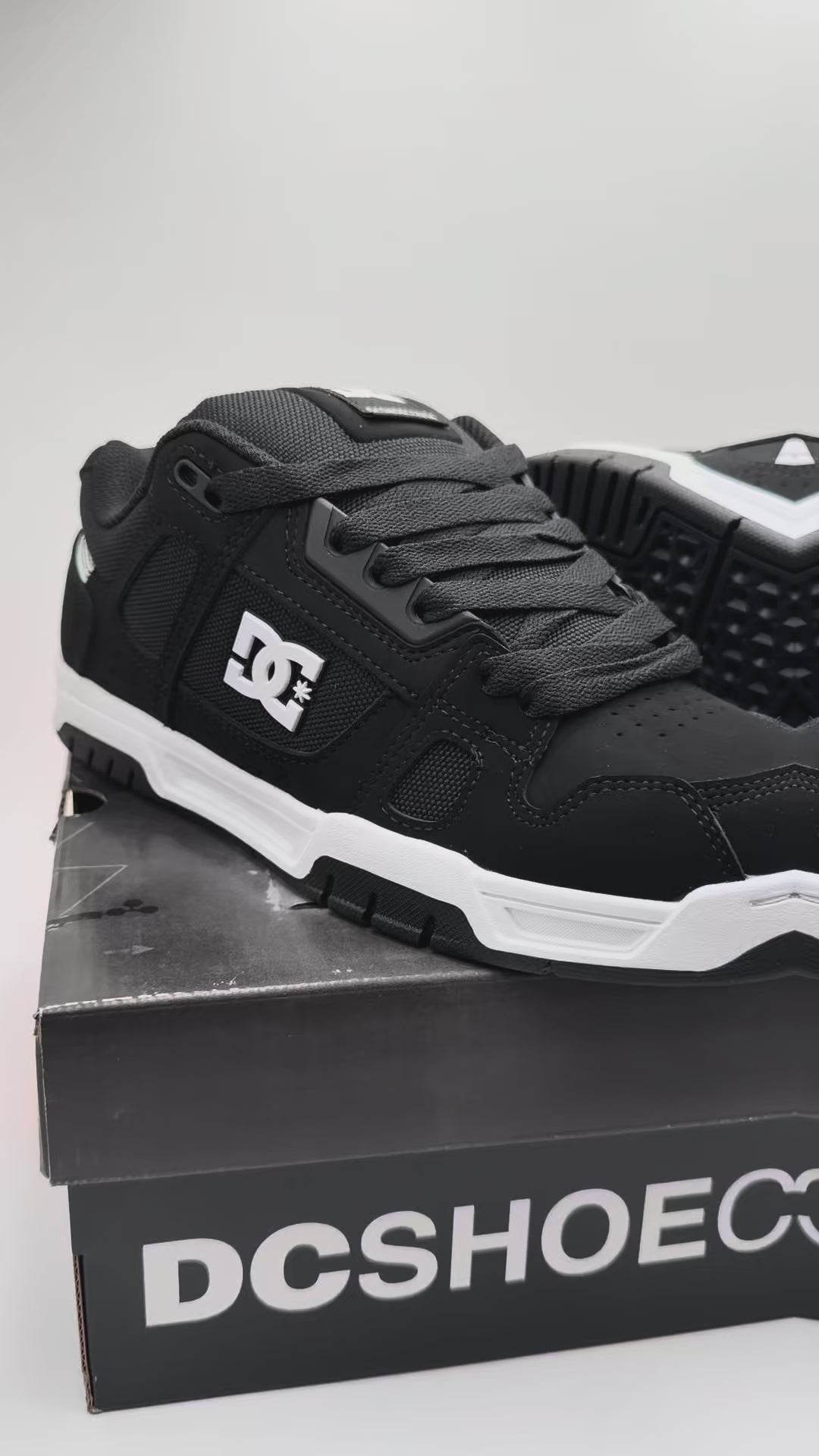 DC Zapatillas Stag Hombre Negro/blanco Urbano/Skate
