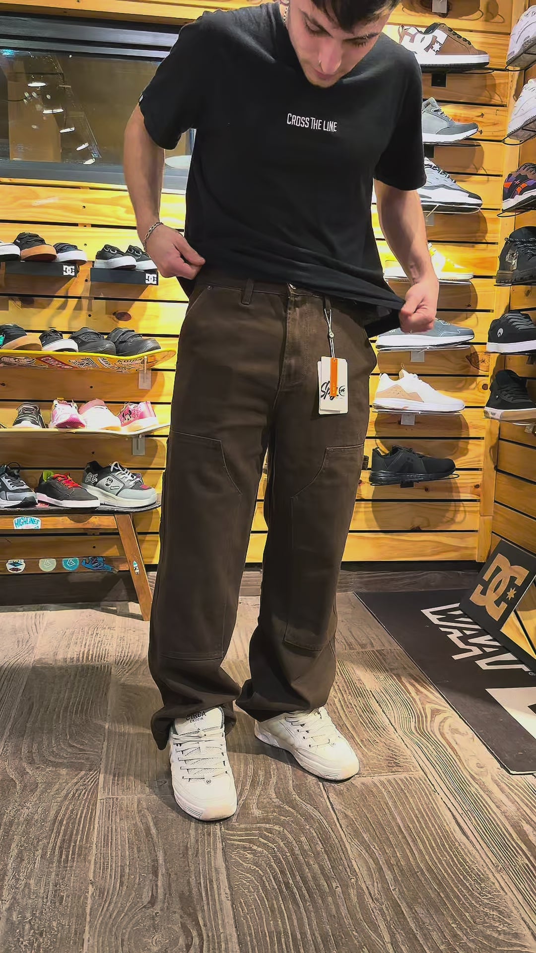 Jean Carpenter Spy Thor Oversize Marron para hombre