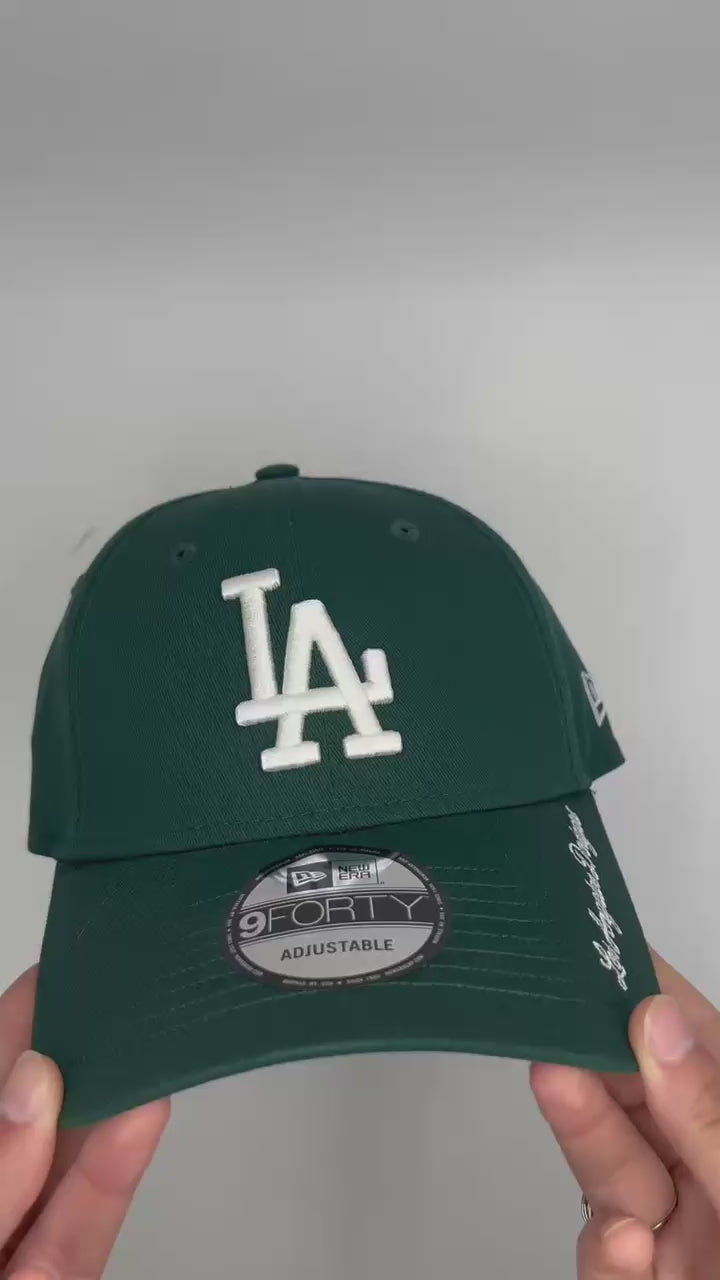GORRA NEW ERA LOS ANGELES DODGERS VISOR SCRIPT GREEN