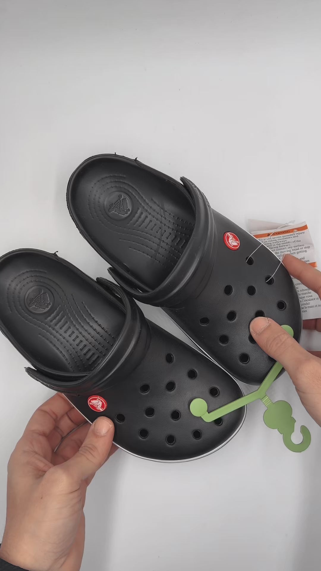 Zuecos Crocs Crocband negro/blanco black unisex