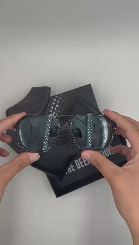 ANTEOJOS OMBAK CENTINELA GRIS CRISTAL BRILLO GRIS FLASH POL