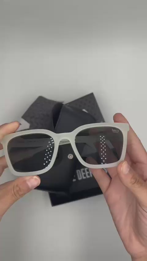 ANTEOJOS OMBAK REMANSO CRUDO CRISTAL MATE GRIS PO