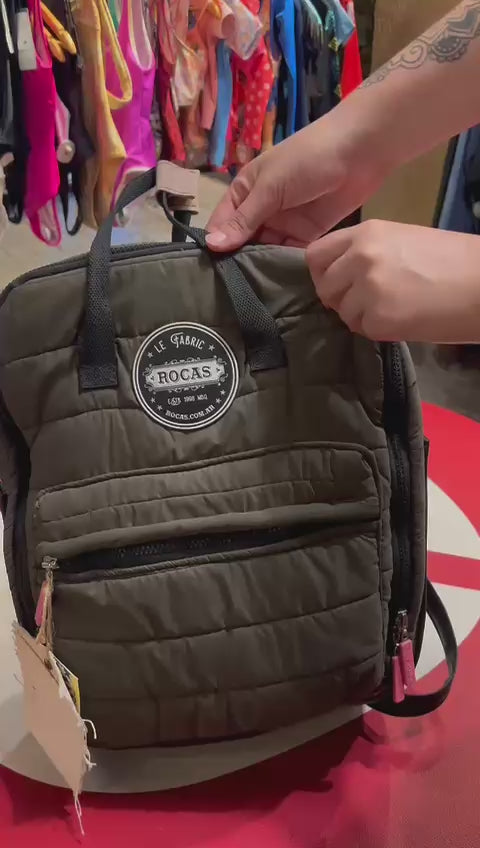 MOCHILA ROCAS HONO VERDE