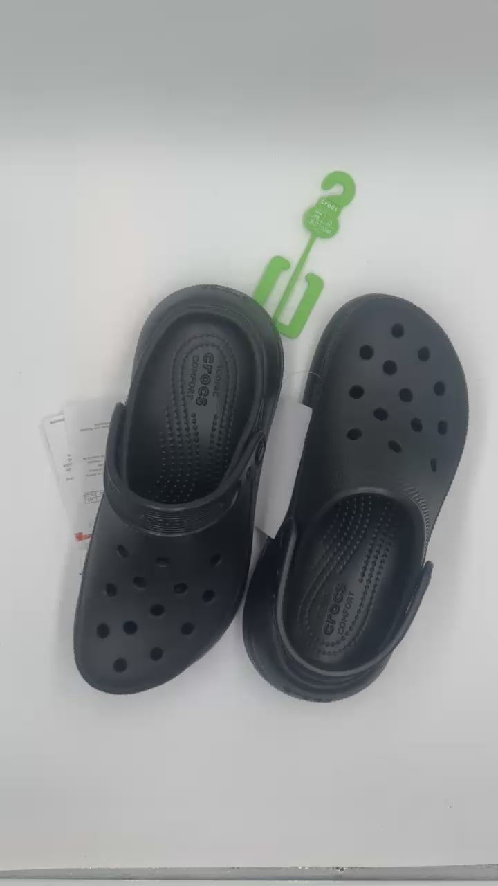 CROCS CLASSIC CRUSH CLOG BLACK