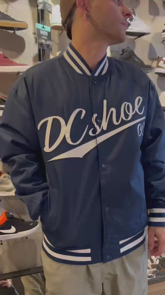 Campera Dc Substitute Bomber Azul Urbana Hombre