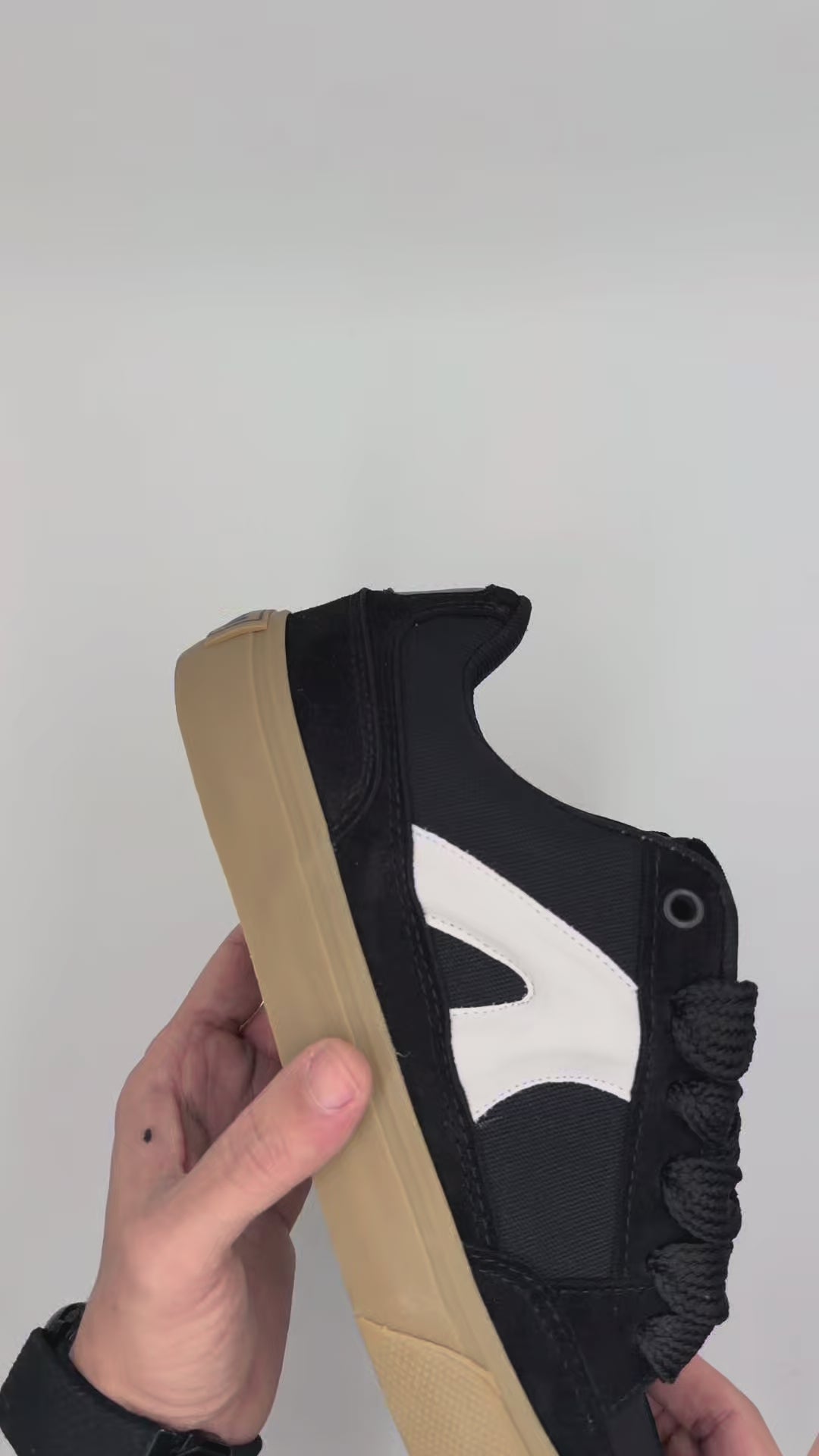 Vision Zapatillas Stick Unisex Negro/Marron Urbano/Skate black gum