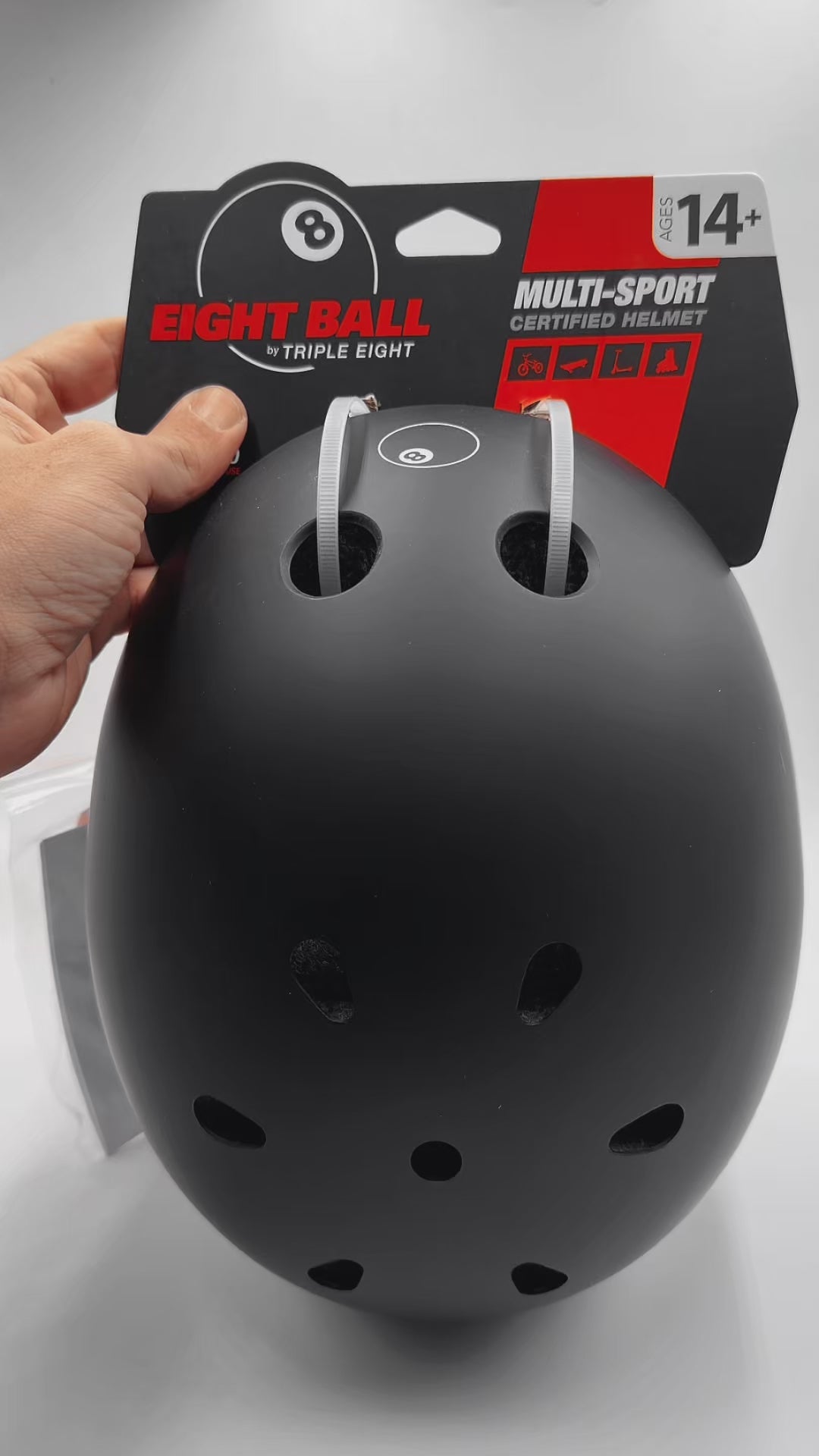Casco De Niño Eight Ball Certificed-Matte Black T14