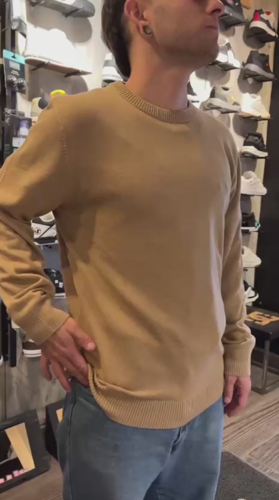 Sweater Quiksilver Salt Water Light Hombre Beige