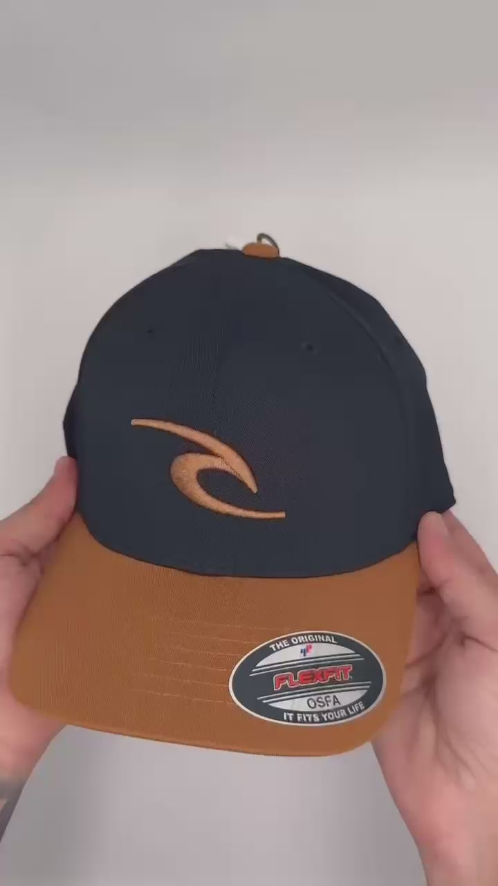 GORRA RIP CURL TEPAN FLEXFIT BLACK BROWN