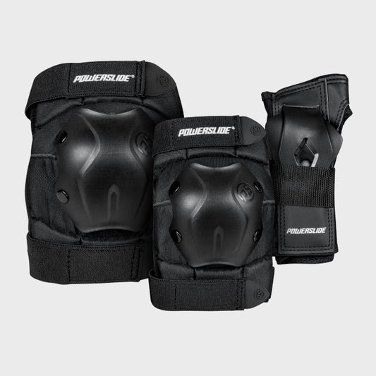 PROTECCIONES POWERSLIDE TRIPACK STANDARD BLACK