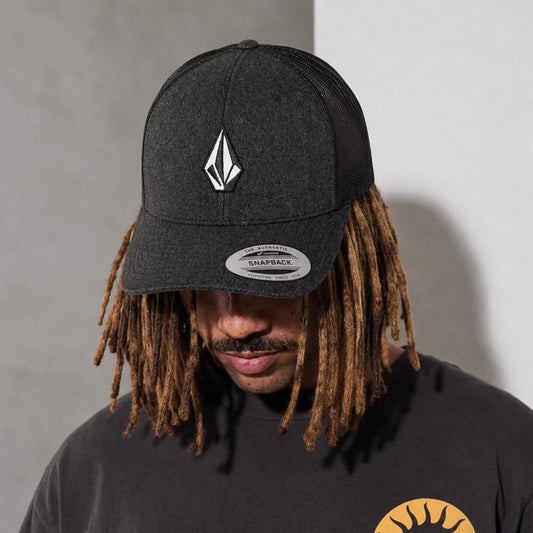 Gorra Volcom Trucker Full Stone Cheese Gris unisex