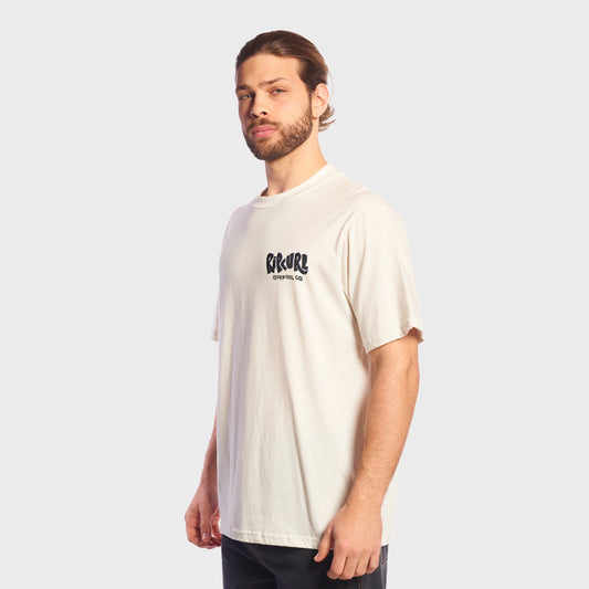REMERA RIP CURL RAW ENERGY GRINDER WHITE