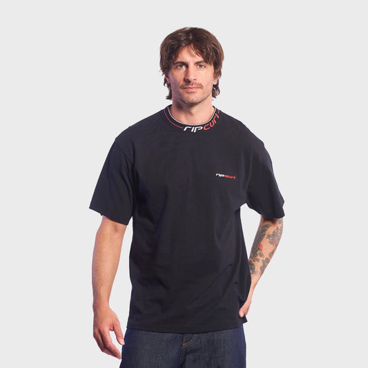 REMERA RIP CURL RELAXED ARCHIVE EMBRO BLACK