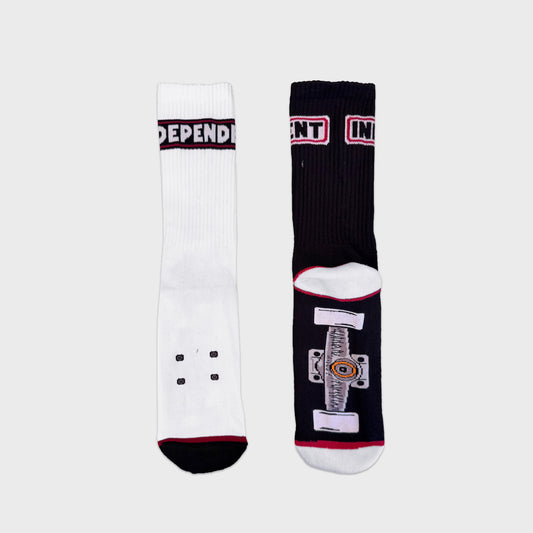 MEDIAS INDEPENDENT 1/2 CAÑA TRUCK SOCKS X2