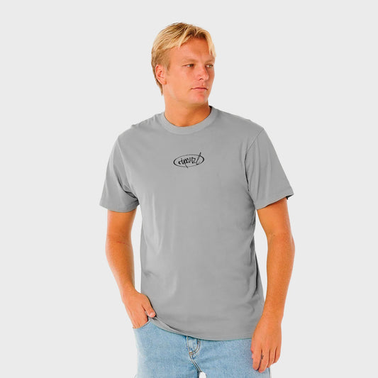 Remera Rip Curl Loose Rip Script Gris