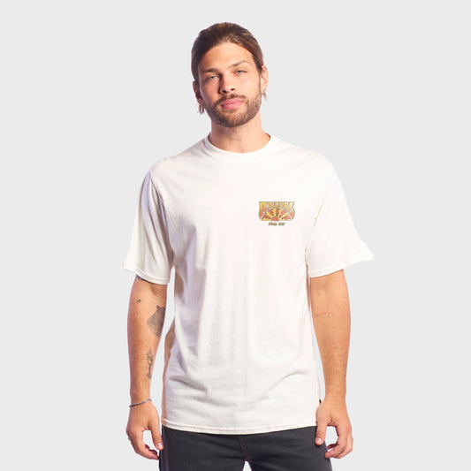 REMERA RIP CURL KEEP ON TRUCKING WHITE