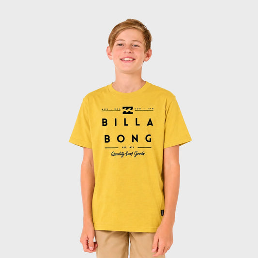 Remera Billabong New Warlock Tee  Negro Boys