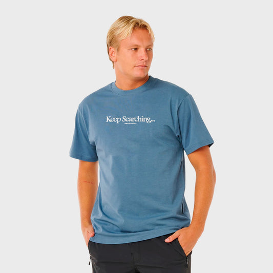 Remera Rip Curl Loose Keep Searching Celeste