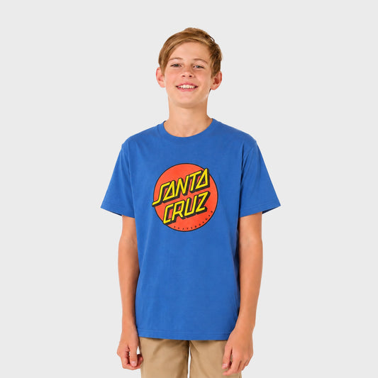 Remera Santa Cruz Logo Azul Kids