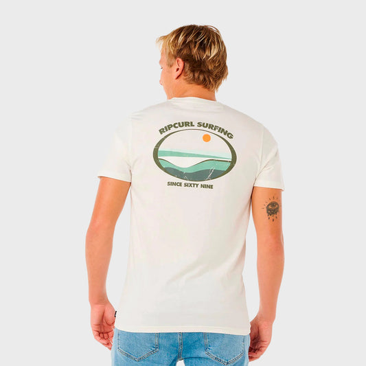 Remera Rip Curl Loose Streamline Blanco