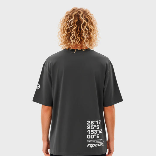 REMERA RIP CURL OVERSIZE CULTURE BLACK